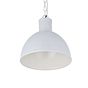 Wardour Industrial Bay Pendant Light Pale Grey