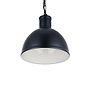 Wardour Industrial Bay Pendant Light Matt Black