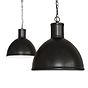 Matt Black Industrial Hallway Pendant Light - Wardour - Soho Lighting