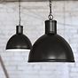 Matt Black Industrial Hallway Pendant Light - Wardour - Soho Lighting