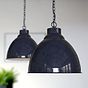 Oxford Vintage Pendant Light Squid Ink Navy Blue - Soho Lighting