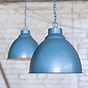 Oxford Vintage Pendant Light Aston Blue - Soho Lighting