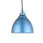 Oxford Vintage Pendant Light Aston Blue - Soho Lighting