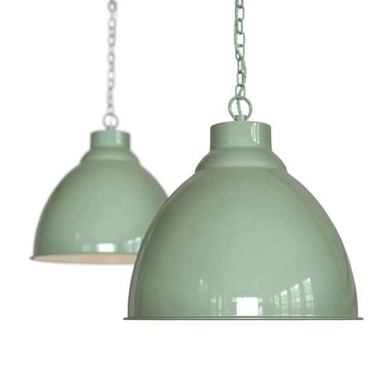 Mint Green Pendant Light