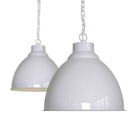 Oxford Vintage Pendant Light Pale Grey