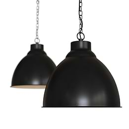 Oxford Vintage Pendant Light Matt Black