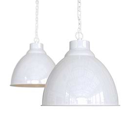 Oxford Vintage Pendant Light Pure White