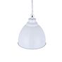 Pure White Vintage Pendant Light Oxford - Soho Lighting