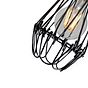 Denman Industrial Vintage Brass Caged Teardrop Pendant Light