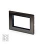 Soho Lighting Black Nickel 4 x25mm EM-Euro Module Faceplate