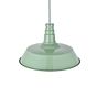 Large Chalk Mint Green Industrial Dining Room Pendant Light- Large Argyll 