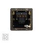 Soho Lighting Black Nickel 1 Gang 20A Double Pole Switch Flex Outlet Blk Ins Screwless