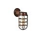 Soho Lighting Broadwick Black Brushed Gold Indoor Nautical Bulkhead Wall Light