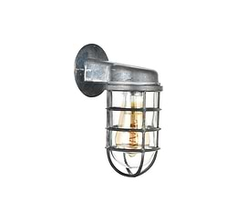 Black Brushed White Nautical Sconce Bulkhead Wall Light