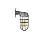 Soho Lighting Broadwick Black Brushed White Indoor Nautical Sconce Bulkhead Wall Light