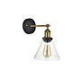 Romilly Clear Glass Funnel Wall Light - Soho Lighting