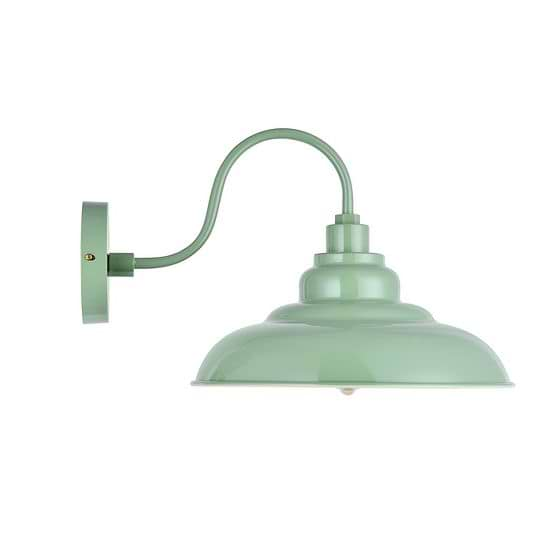 Portland Reclaimed Style Wall Light Chalk Green