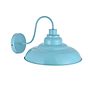 Duck Egg Blue Turquoise Reclaimed Style Wall Light - Portland - Soho Lighting