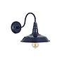 Argyll Industrial Wall Light Squid Ink Navy Blue 