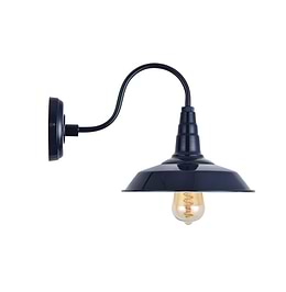 Argyll Industrial Wall Light Squid Ink Blue