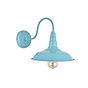 Duck Egg Blue Turquoise Industrial Wall Light - Argyll - Soho Lighting