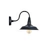 Black Industrial Wall Light