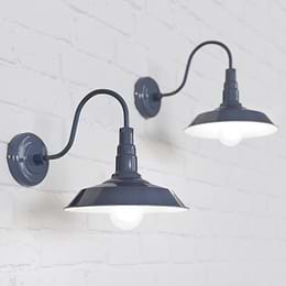 Argyll Industrial Wall Light Leaden Grey