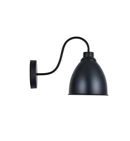 Matt Black Vintage Wall Light