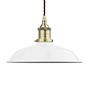 White Small Kitchen Pendant Light - Trinity