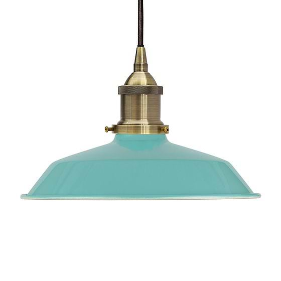 Duck Egg Blue Pendant Light