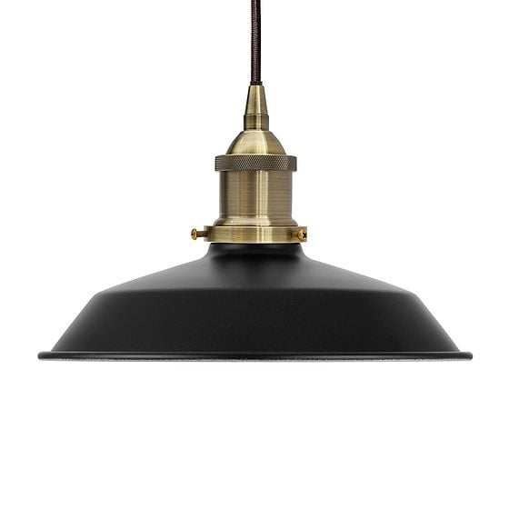 Matt Black Small Trinity Metal Painted Pendant Light