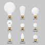 Soho Lighting 4W 2800K Warm White B22 Matt White G45 Golfball Dimmable LED Bulb