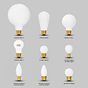 Soho Lighting 8W 2800K Warm White E27 Matt White GLS Dimmable LED Bulb