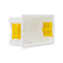 2 Gang 47mm Plastic Dry Lining (Back) Box