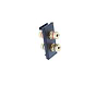 Black 2 Speaker Binding Post EM-Euro Module