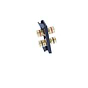 Black 2 Speaker Binding Post EM-Euro Module