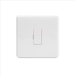 White Plastic Fused Spur