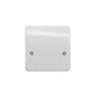 Lieber Silk White 45A flex outlet plate - Curved Edge