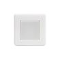 Lieber Silk White Plastic LED Stair Light - Warm White 