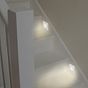 Lieber Silk White Plastic LED Stair Light - Warm White 