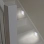 Lieber Silk White Plastic LED Stair Light - Cool White 