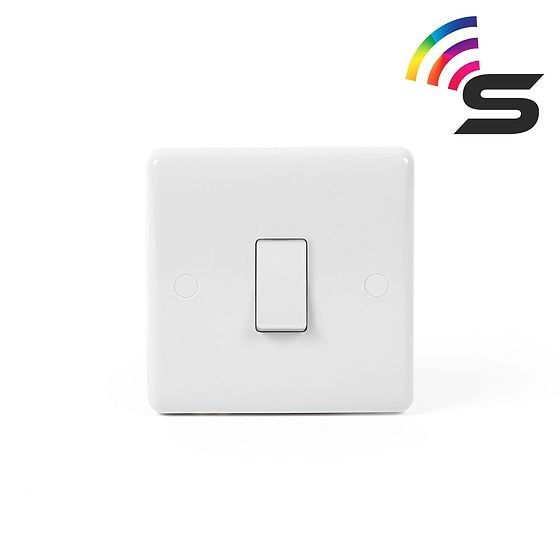 Lieber Silk White 1 Gang 150W Zigbee Smart Rocker Switch