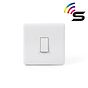 White Plastic Smart Light Switch
