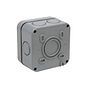 Lieber Grey 20A 2 Gang 2 Way Outdoor Switch IP66 With Neon Weatherproof