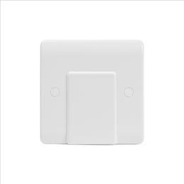 White Plastic Flex Outlet