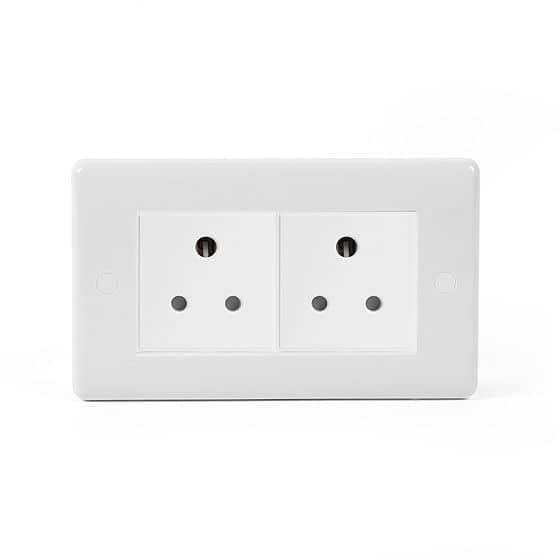 2 Gang 5 Amp Socket