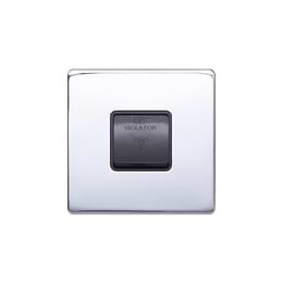 Polished Chrome Extractor Fan Isolator Switch