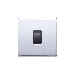 Polished Chrome 20A Double Pole Switch