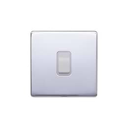 Polished Chrome 20A Double Pole Switch