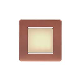 Brushed Copper Warm White LED Stair Light